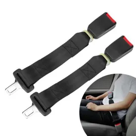 2-Piece: Universal 14” Car Seat Belt Extender