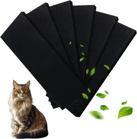 6 Pack 103.5 Inch Activated Carbon Litter Box Filters for Litter-Robot 3, Odor Control, Reusable, 6 Count
