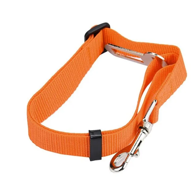 Adjustable Pet Seat Belt/Safety Leads Vehicle Seat-belt Harness in 12 colors for the ultimate look