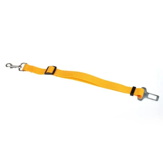 Adjustable Pet Seat Belt/Safety Leads Vehicle Seat-belt Harness in 12 colors for the ultimate look