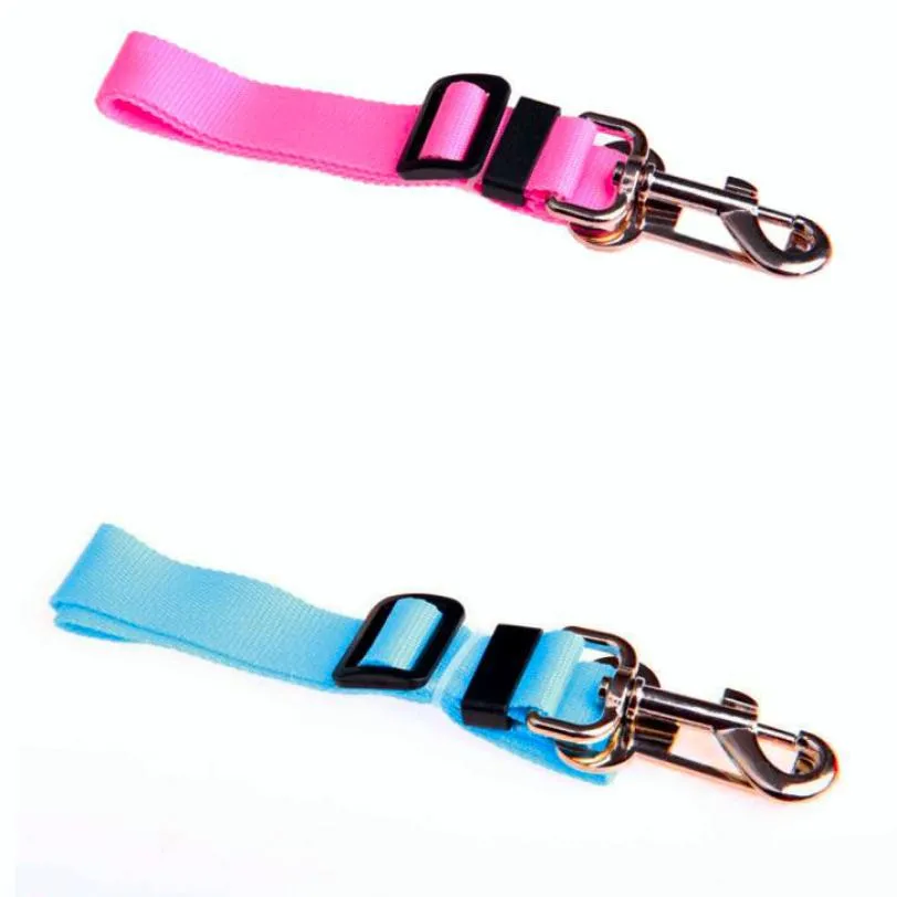 Adjustable Pet Seat Belt/Safety Leads Vehicle Seat-belt Harness in 12 colors for the ultimate look