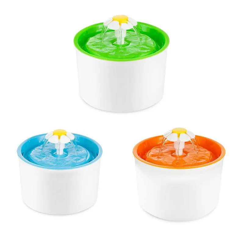 Automatic Flower Pet Drinking Fountain – Electric Water Dispenser with Filter for Cats and Dogs