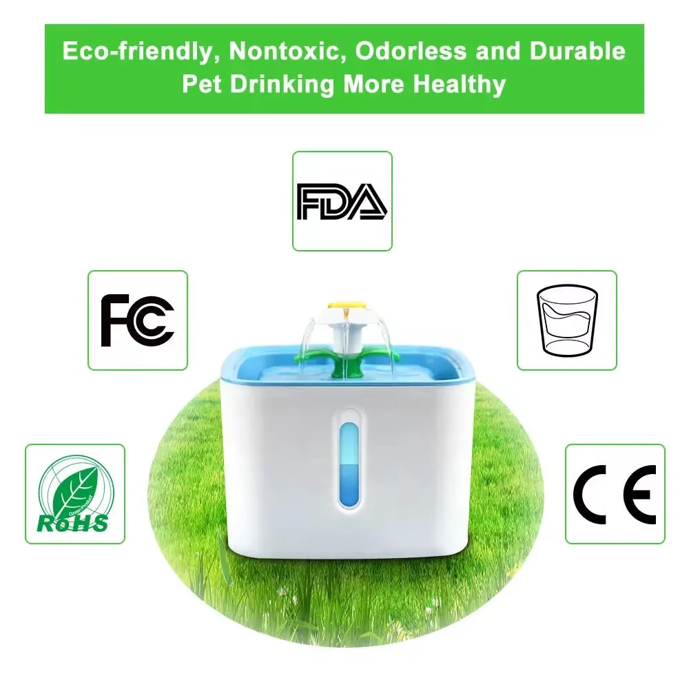 Automatic Pet Water Fountain with Filters