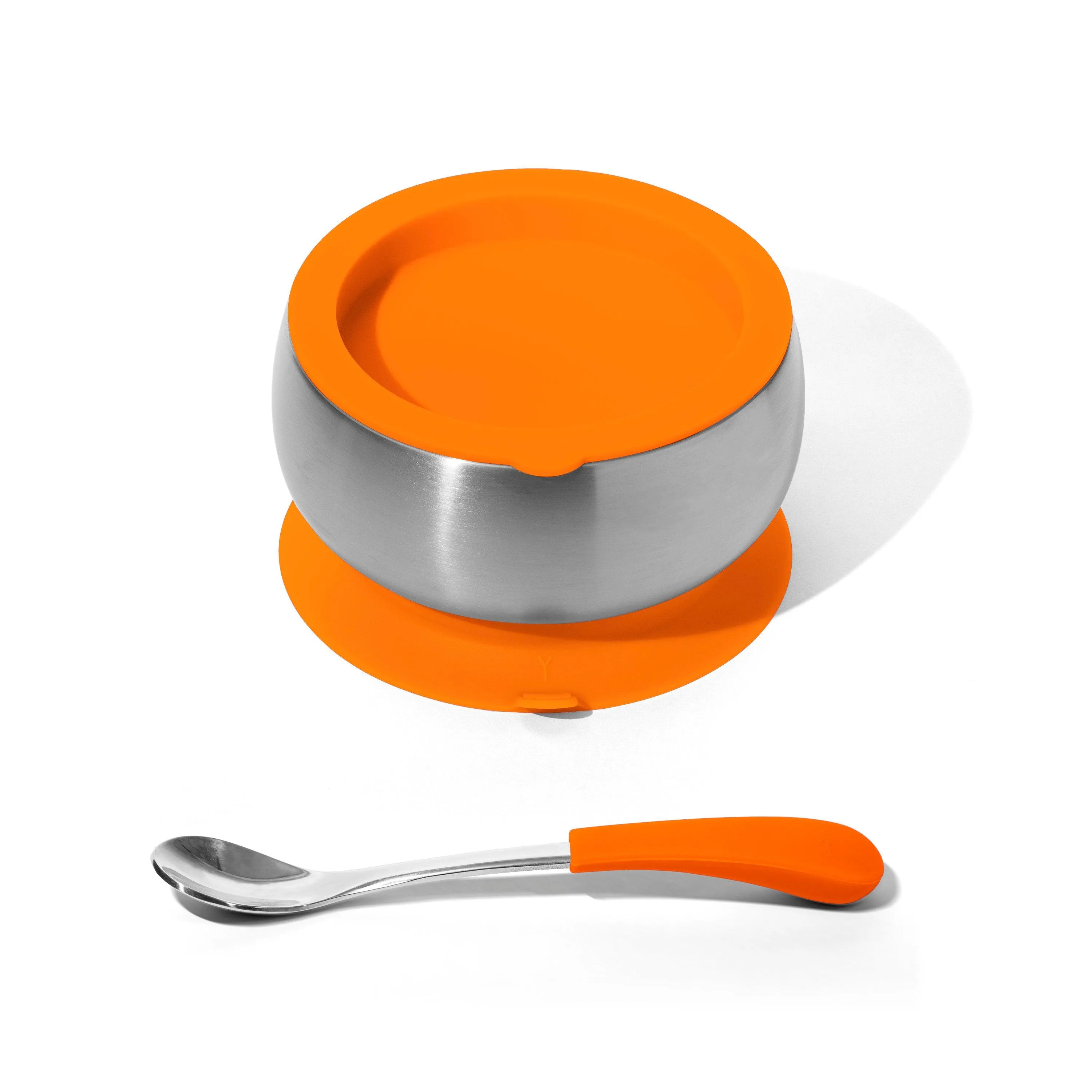 Baby Bowl   Storage Lid   Spoon | Stainless Steel & Silicone