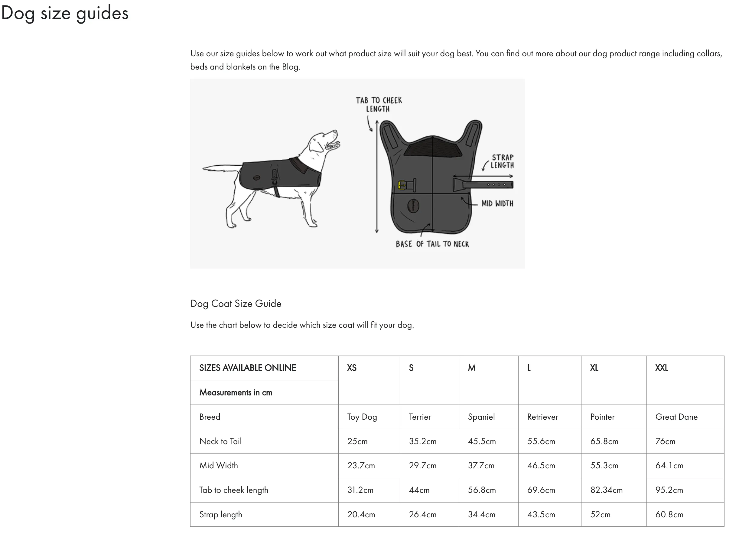 Barbour Wax Dog Coat