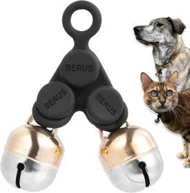 Beau's Bells V2 | Cats & Dogs Collar Bells with New Easy Release Clip | Premium Handmade - Track Your Pet, Protect Wildlife