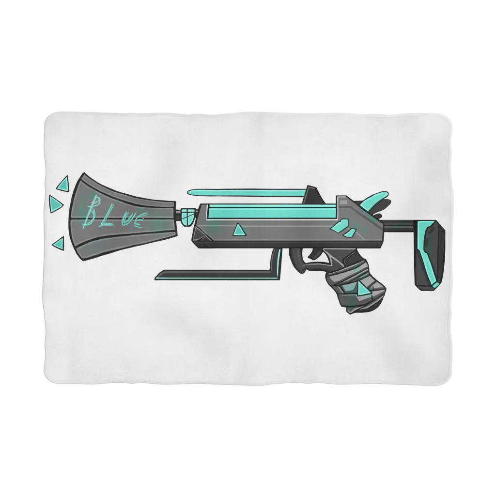 Blue Weapon Sublimation Pet Blanket