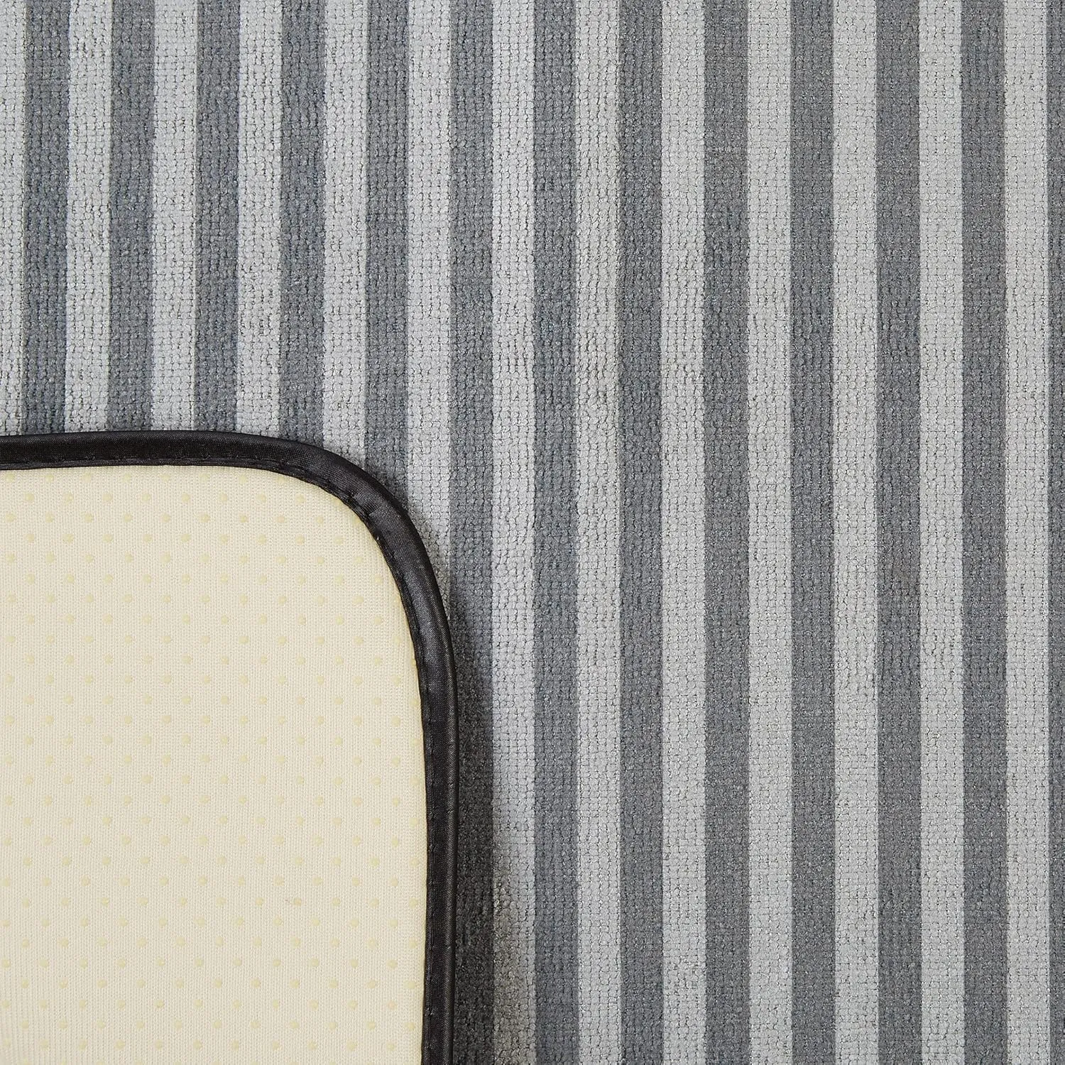 Bone Dry Striped Pet Cage Mat, XX-Large - 30 x 45, Gray