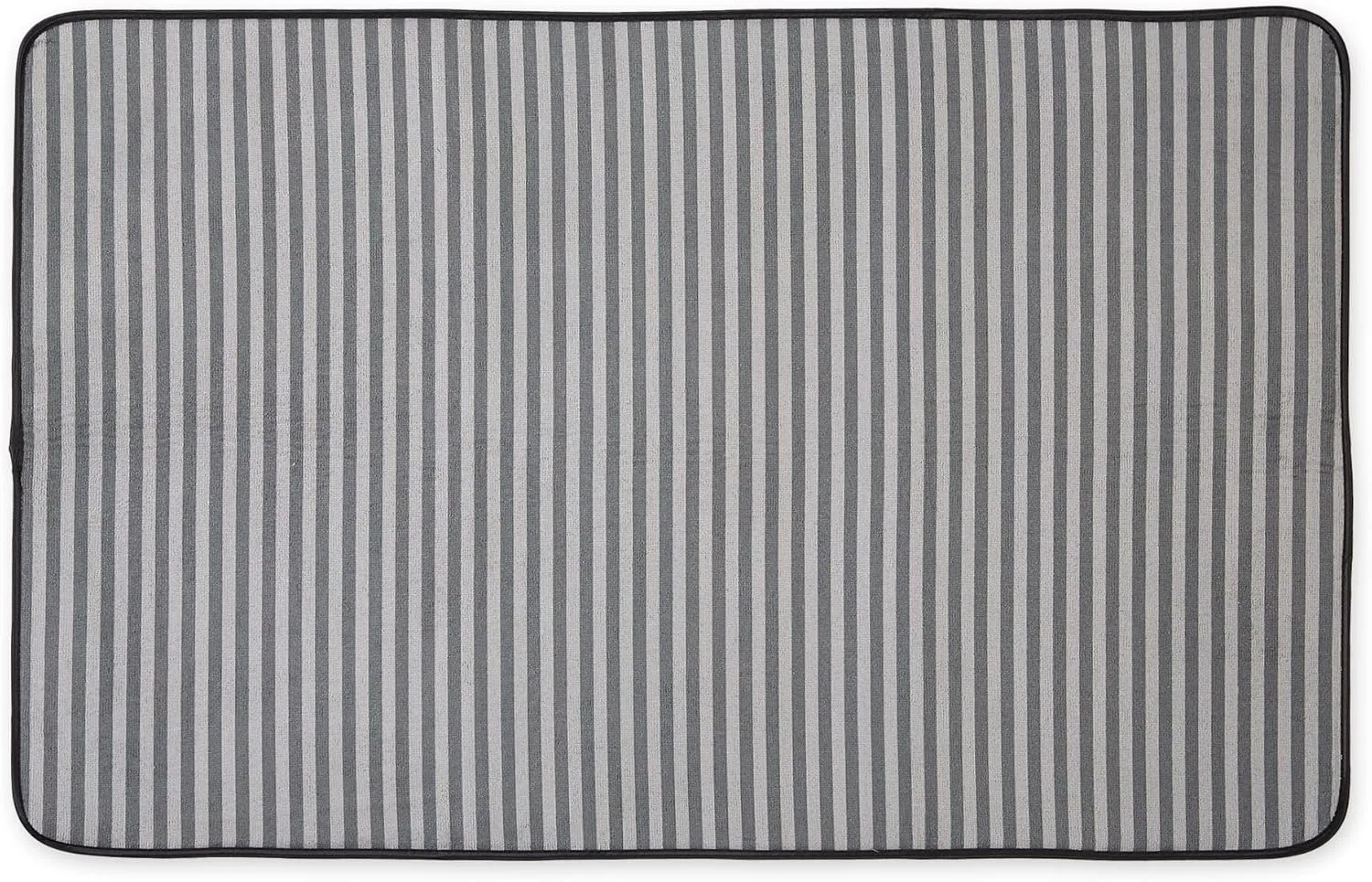 Bone Dry Striped Pet Cage Mat, XX-Large - 30 x 45, Gray