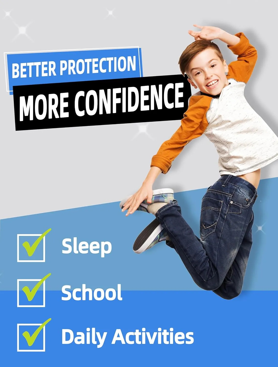 Boys Incontinence Underwear Washable Cotton Kids Incontinence Boxer Briefs 5 Pack