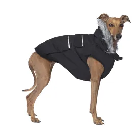Canada Pooch Everest Explorer Size 14  Black Fleece Lined Insulated Dog Coat
