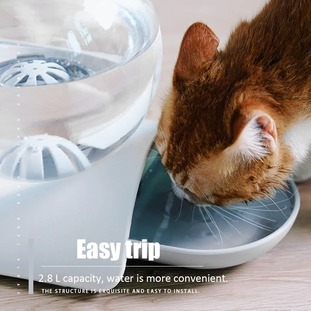 Cat Drinking Fountain - Automatic Water Dispenser Bowl