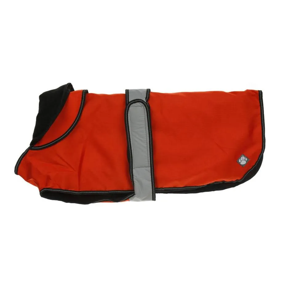 Danish Design - 2 In 1 Dog Coat - Orange - 30cm (12")