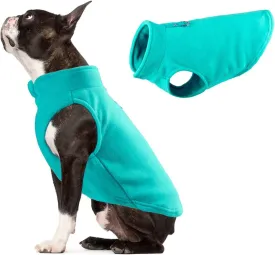 Dog Fleece Vest Jacket Pet Dogs Clothes Warm for Small Dogs Aqua XL