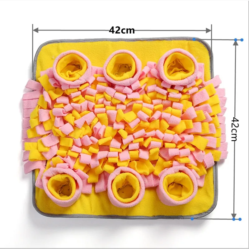 Dog Mat Sniffing Pad Blanket Training Puzzle