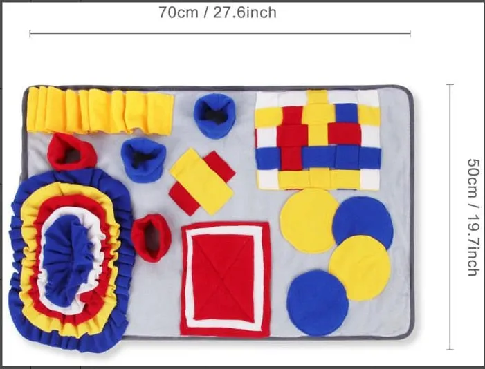 Dog Mat Sniffing Pad Blanket Training Puzzle