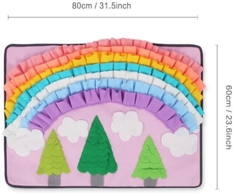 Dog Mat Sniffing Pad Blanket Training Puzzle