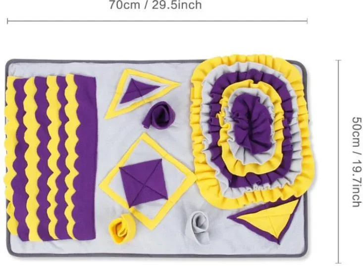 Dog Mat Sniffing Pad Blanket Training Puzzle