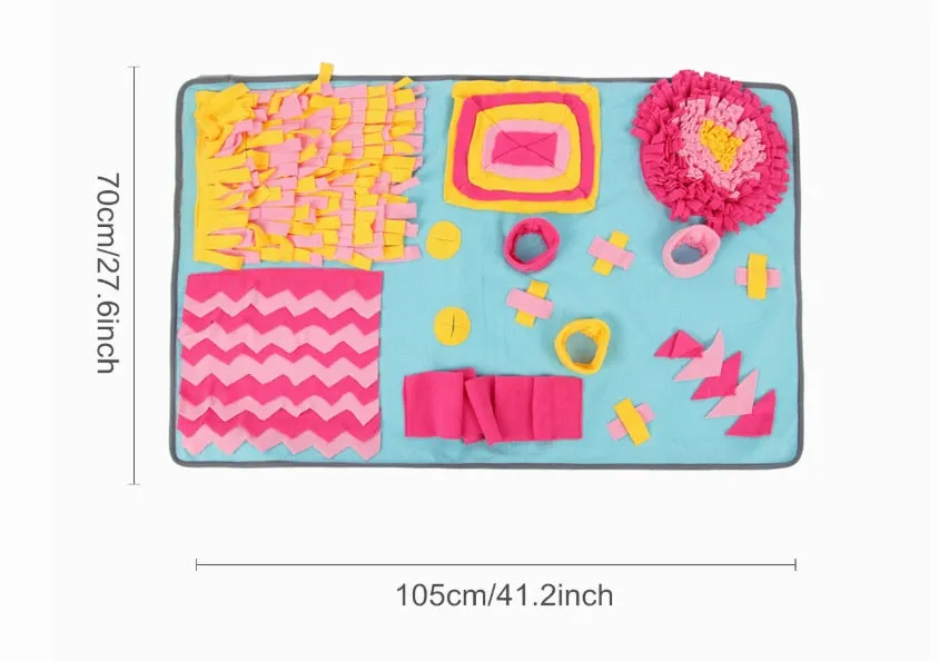Dog Mat Sniffing Pad Blanket Training Puzzle