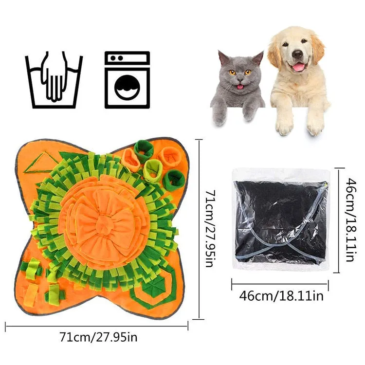 Dog Mat Sniffing Pad Blanket Training Puzzle