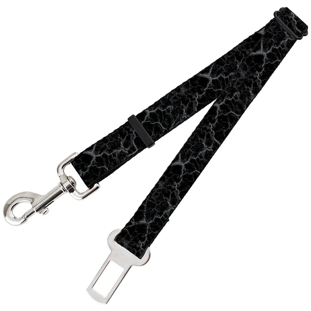 Dog Safety Seatbelt for Cars - Marble Black/Charcoal Gray