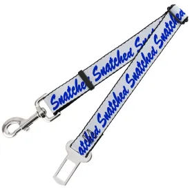 Dog Safety Seatbelt for Cars - SNATCHED Script  White/Blue