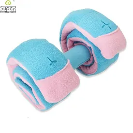 Dog Sniffing Dumbbell Squeak Chew Toys Pets Foraging Training