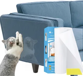 Door Scratch Protector Door Dog Scratch Protector Dog Scratch Door Guard Pet Scratch Door Protector Couch Protector from Cat Claws Clear(7.9inch393.7inch)