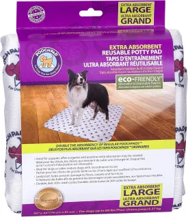 Extra Absorbent Washable, Reusable Potty Pad for Dogs (Large) - Unmatched Odor Control, Leakproof Puppy Training Pee Pad