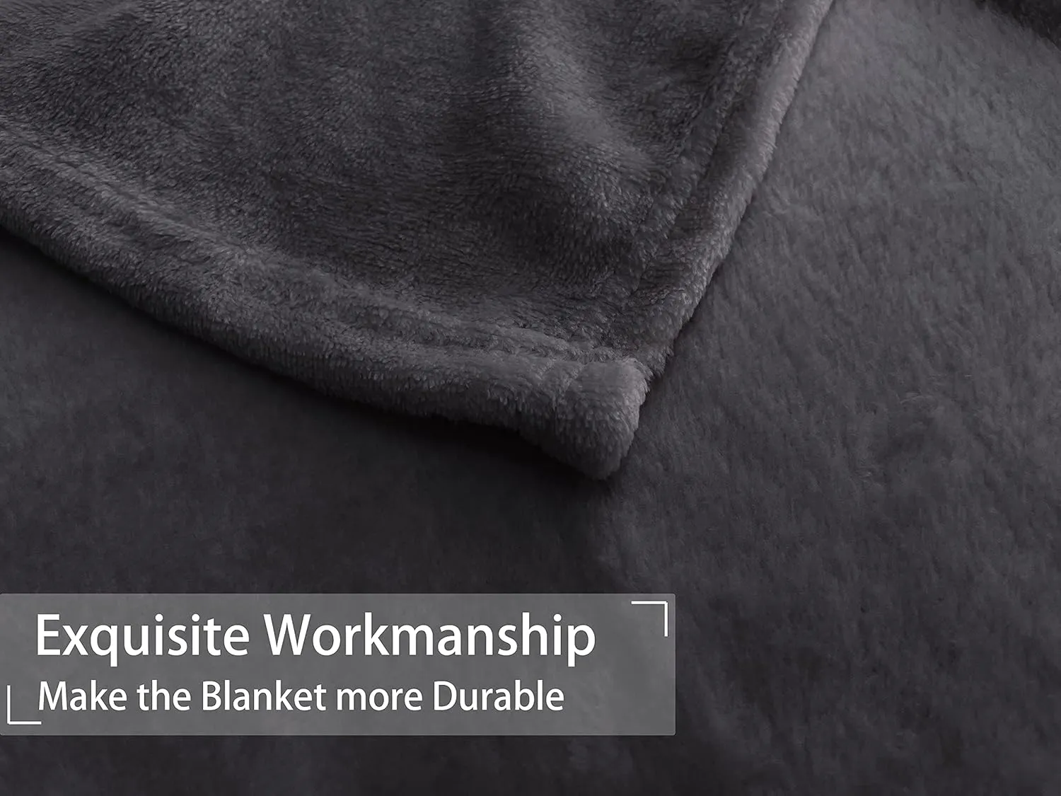 iMaylex Soft Puppy Flannel Fleece Blanket for Pet Dog Cat, Plush Microfiber, Cozy and Lightweight, Dark Grey, Pet, 19 x 27 inch (50 x 70 cm)