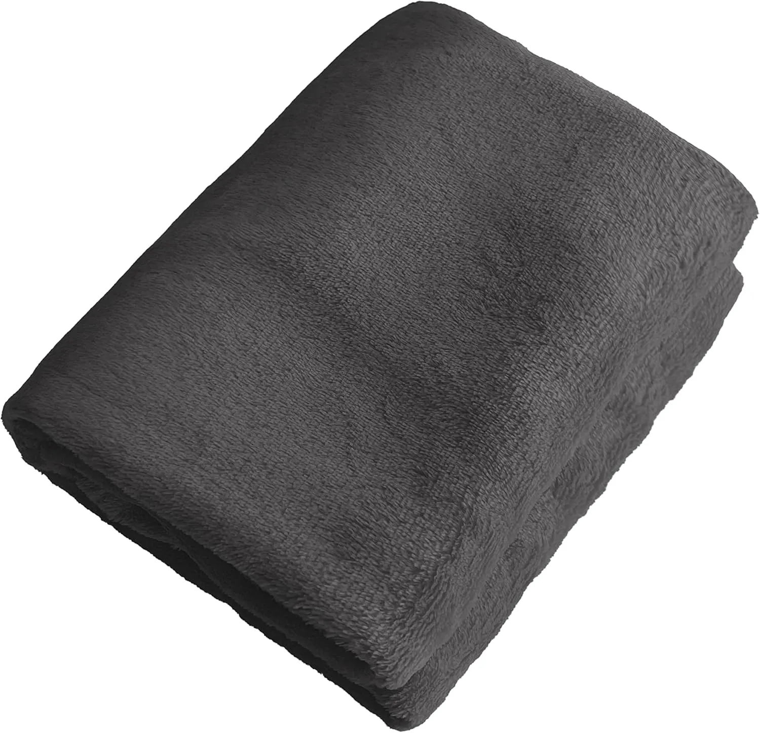 iMaylex Soft Puppy Flannel Fleece Blanket for Pet Dog Cat, Plush Microfiber, Cozy and Lightweight, Dark Grey, Pet, 19 x 27 inch (50 x 70 cm)