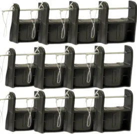 Jeffers Equine Plastic Training Jump Cups for Horses with Pins, Black  Heavy Duty Horse Jump Cups for Training, Arena Obstacles, Hunter Jumper, Equestrian Equipment, Riding Accessories, Pair, 6 Pack