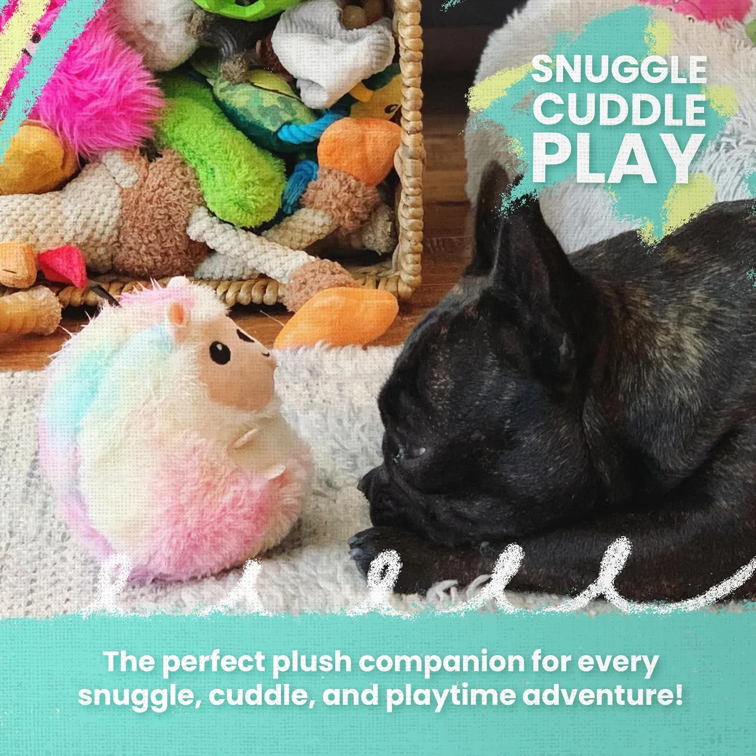 Kitty Starfish Toy with Catnip  Plush Cat Toy, Made from Recycled Materials, Soft & Durable, Crinkle Sounds, Ideal for Chewing and Play