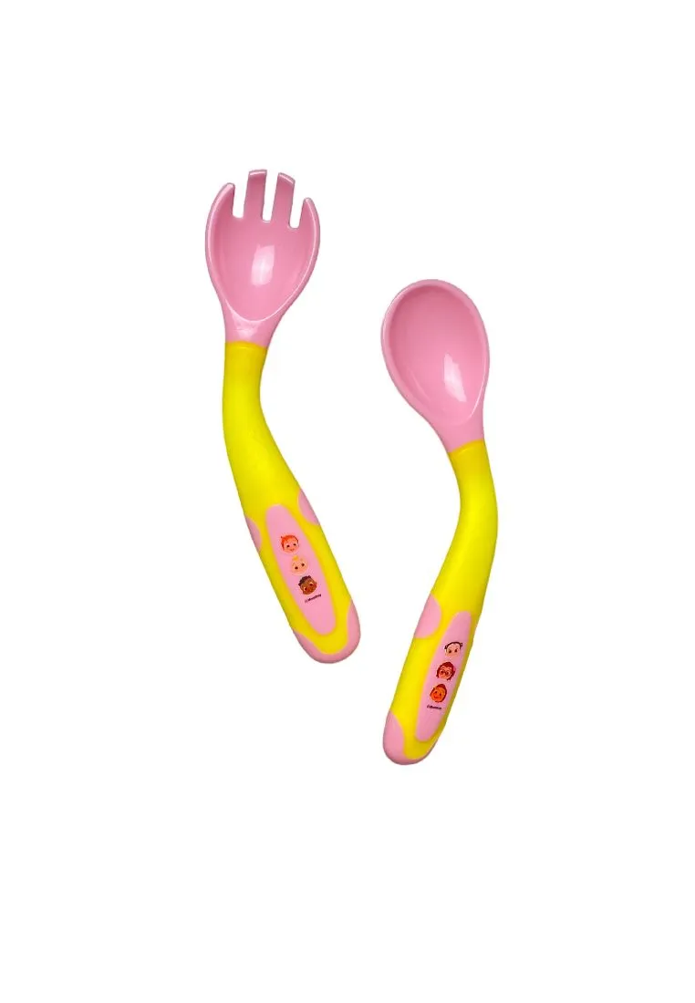 Landmark Cocomelon Bendable Training Spoon & Fork Set