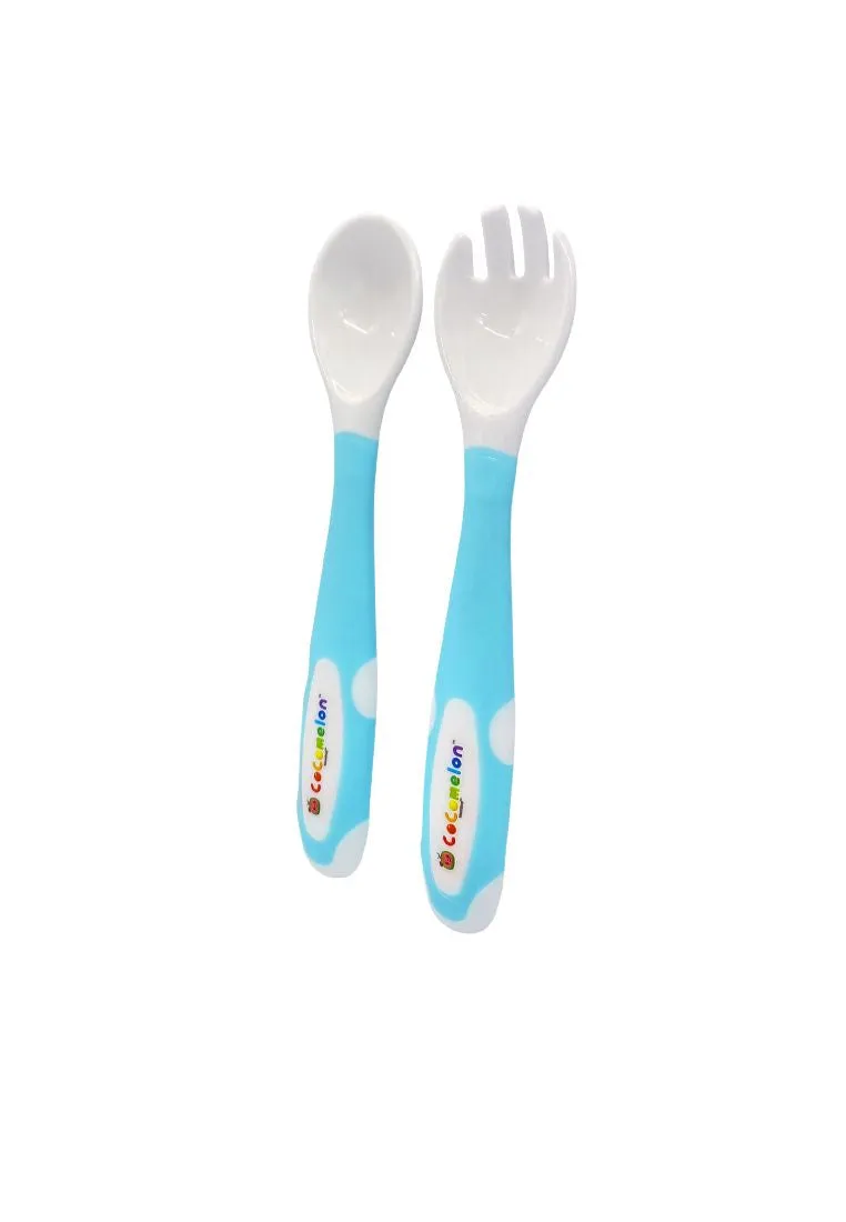 Landmark Cocomelon Bendable Training Spoon & Fork Set