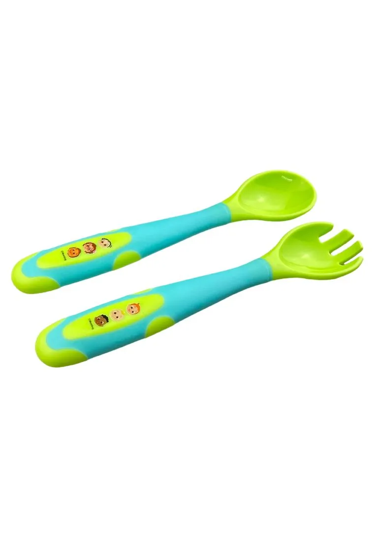 Landmark Cocomelon Bendable Training Spoon & Fork Set