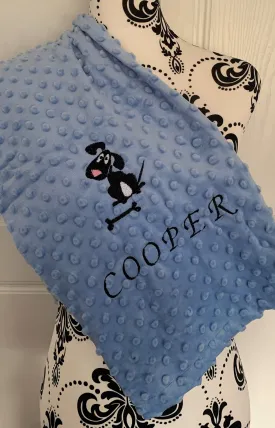 Pet Bubble Blanket - Dog & Bone - Personalised
