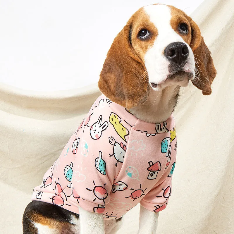 Pet dog clothes autumn cold-proof pet clothing