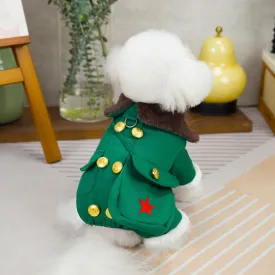 Pet Dog Clothes | Four-Legged Reflective Northeast Cold-Proof Cotton Coat | 2024 New Autumn and Winter Pet Clothing