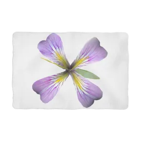 PurpleFlower3 Sublimation Pet Blanket