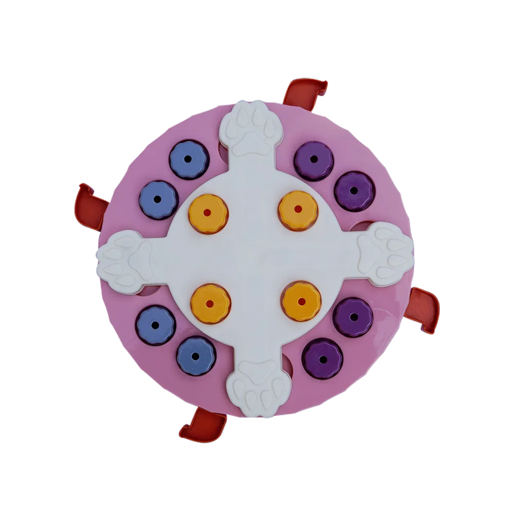 Round Shape Puzzle Training Feeder Interactive Toys for Dogs