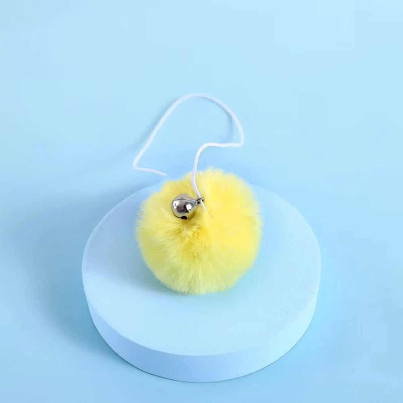 SHENGOCASE 10-Pack Replaceable Cat Dangling Toy with Bell, Cat Scratching Post Tree Tower Replacement Attachment Ball Toy