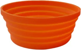 Silicone Expandable Collapsible Bowl for Travel Camping Hiking (Orange(S))
