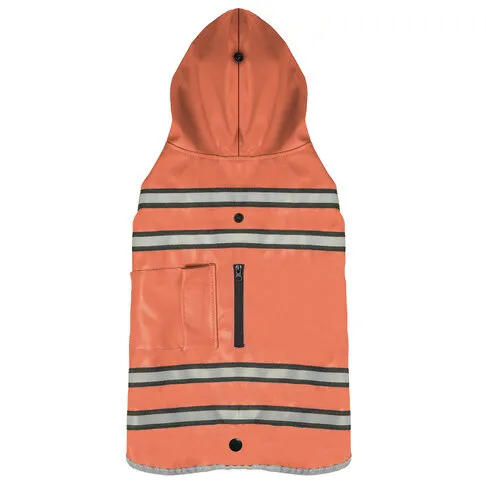 Sontos - Activewear Raincoat - Coral - Medium
