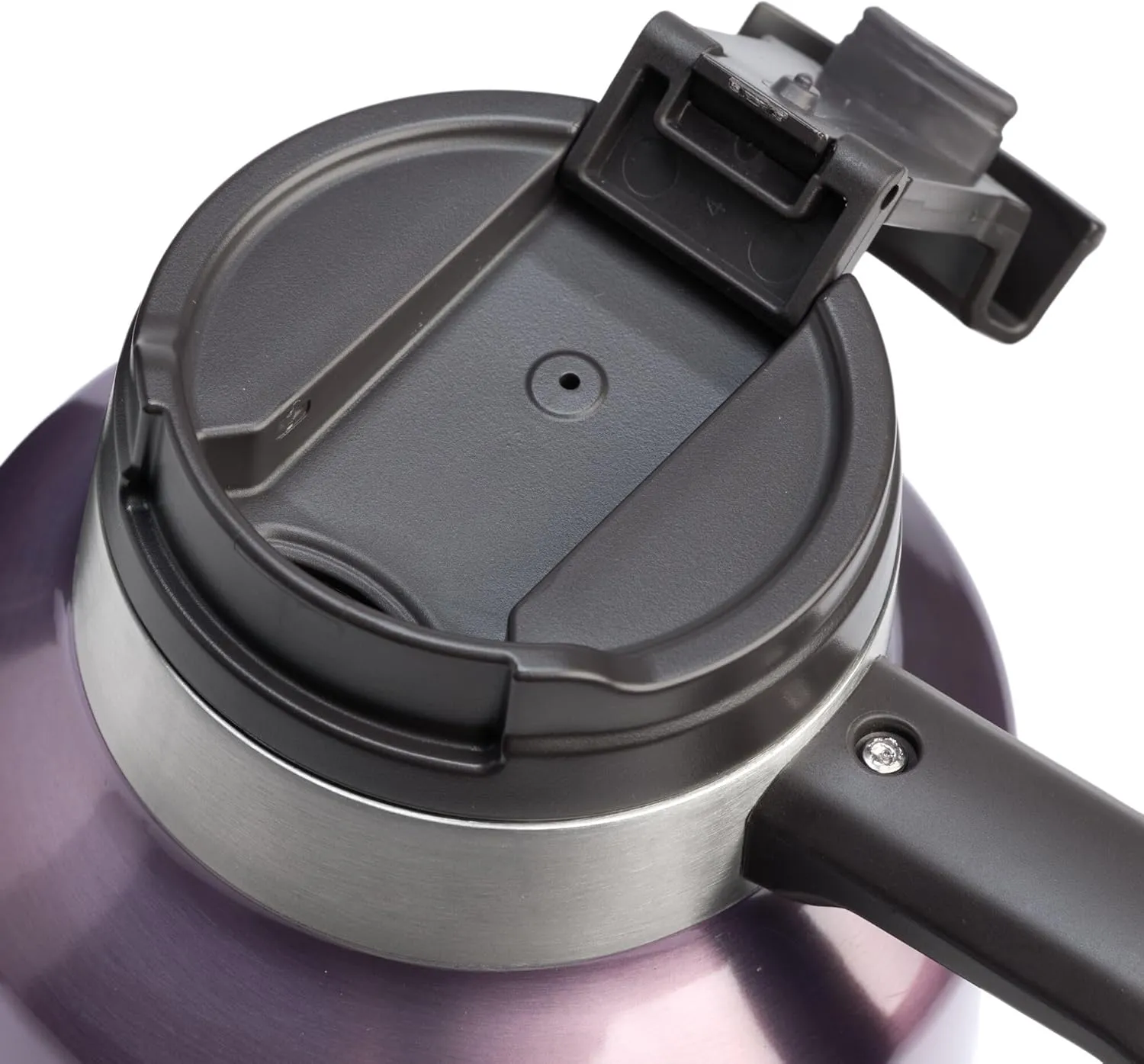 Stanley Tough-To-Tip Admiral's Mug 20 oz | Twist-on Flip Open Lid | Wide Body with Non-Skid Rubber Base | Insulated Stainless Steel Coffee Cup | BPA-Free | Wisteria Shine