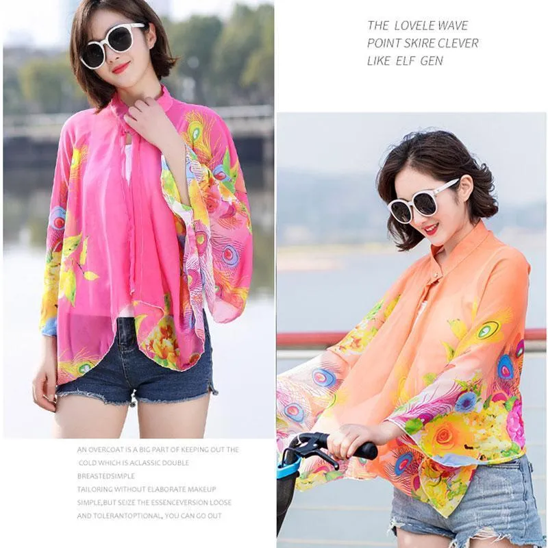 Summer Sun-Proof Clothing Chiffon Shawl