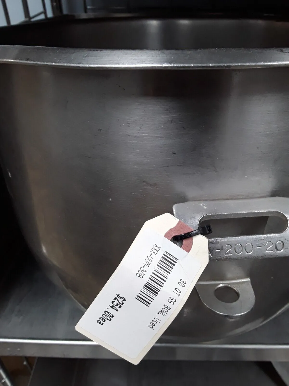 Used Hobart A200 - 20 QT Stainless Steel Bowl