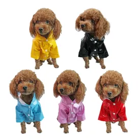 Yellow Puppy Dog Raincoat